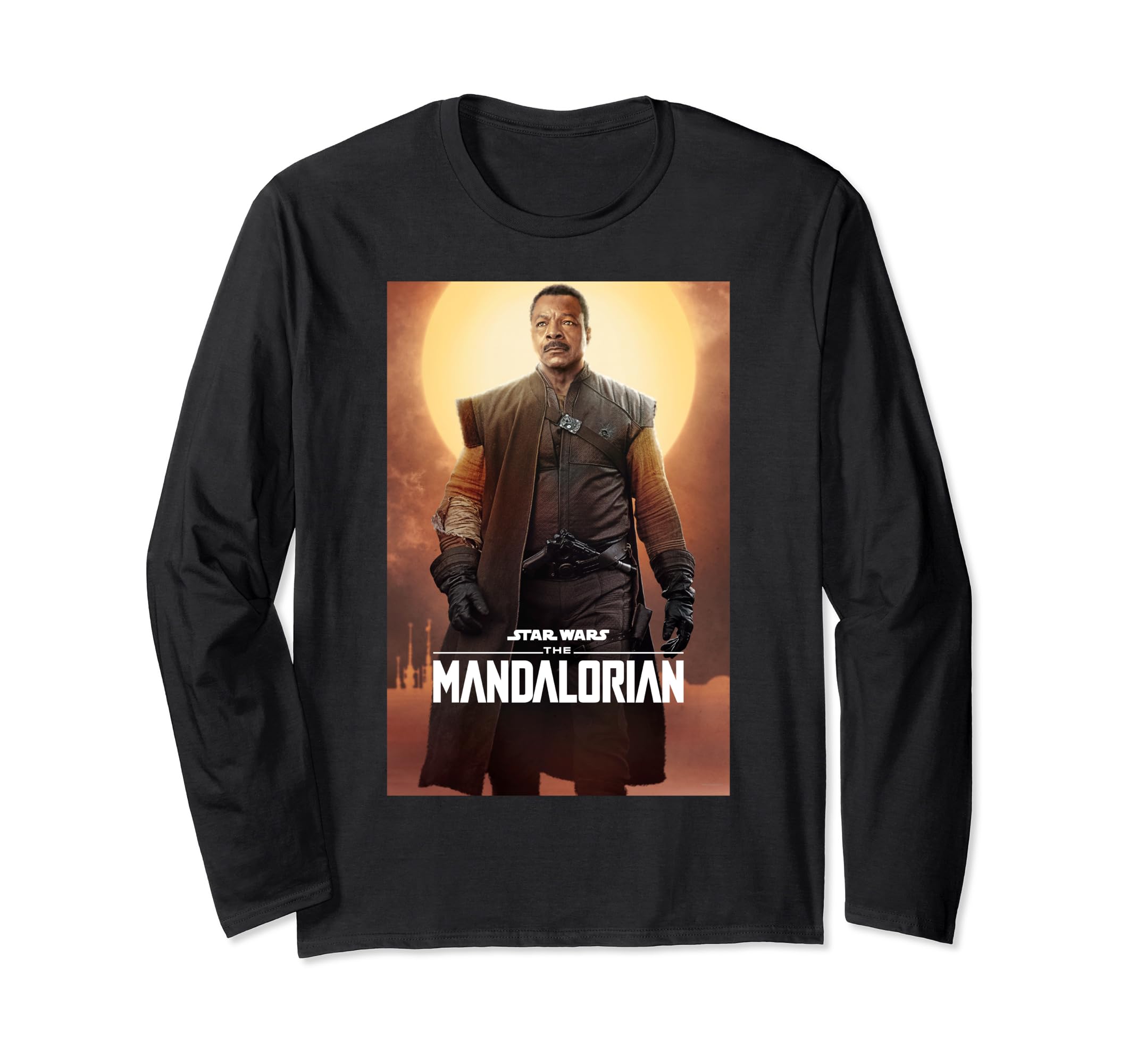 STAR WARSThe Mandalorian Greef Karga Character Poster Long Sleeve T-Shirt
