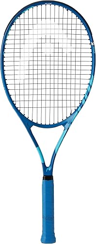 Miniatura 2 de Head Metallix Attitude Elite - Raqueta de tenis azul  Raqueta de tenis para adultos preencordada ligera  Tamaño de la cabeza Midplus para una mezcla