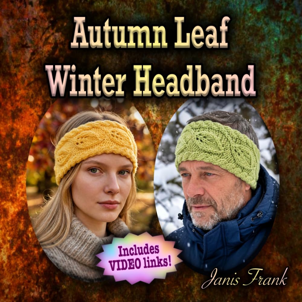 Autumn Leaf Winter Headband: Knitting Pattern