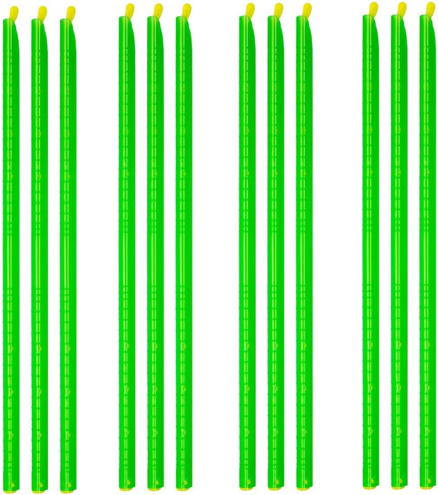 Plastic Bag Sealer Clips Sticks Chips by Trendy Cooks (12pcs), Keep Bags Air/Water Tight, Never Waste Food Again, No Moving Parts, Slim Sticks for Easy Storage, Fully Reusable (Large Only)