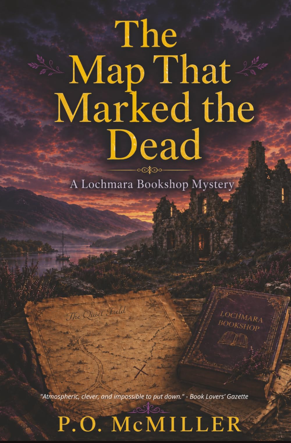 The Map That Marked the Dead: A Lochmara Bookshop Mystery | A Cozy Amateur Sleuths Crime Series from Scotland | A Murder in the Scottish Highlands