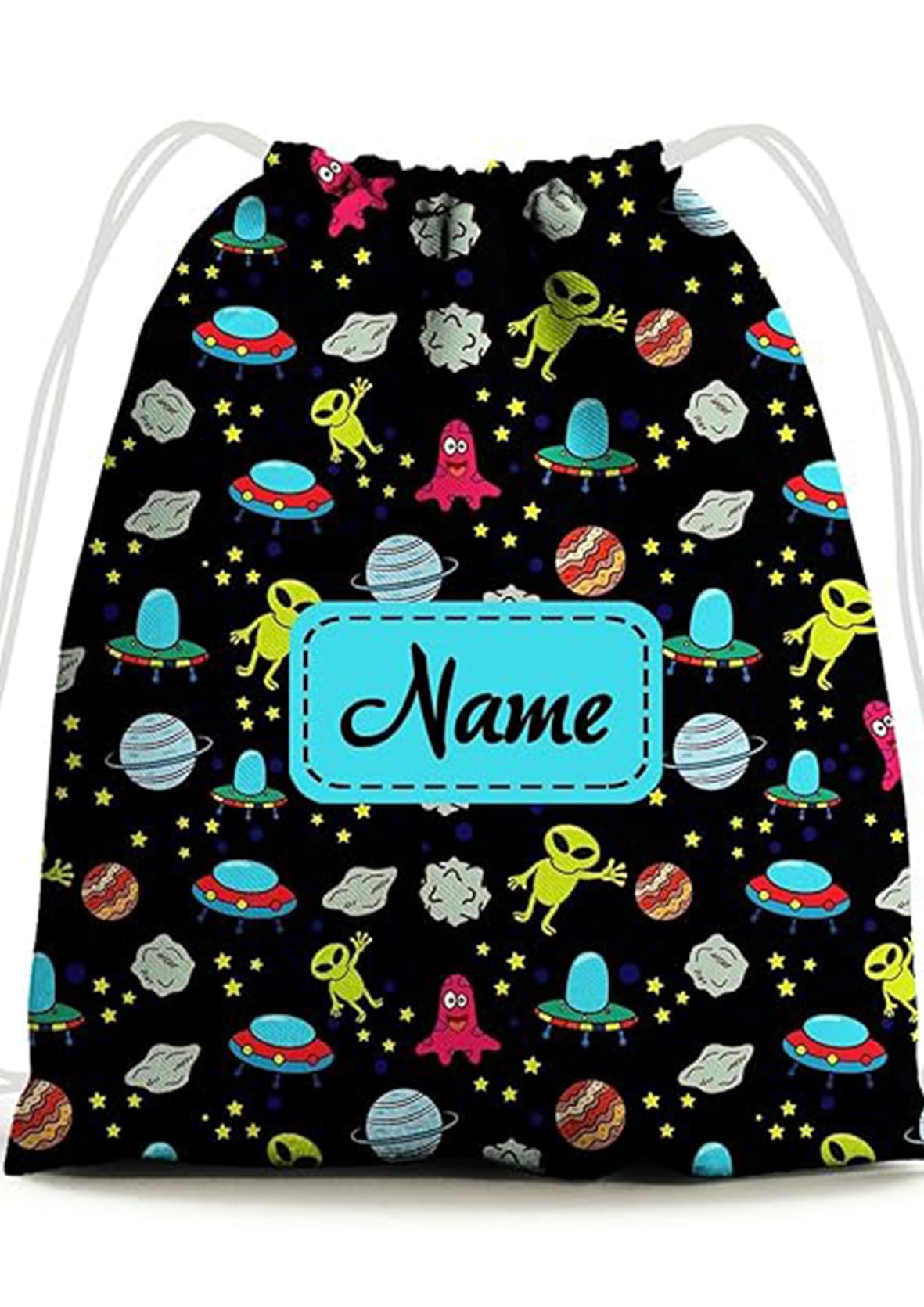 Drawstring Swimming bag for kids for Gym yoga Tuition Beach Waterproof Backpack for 3-10 year Girls boys Bag with Custom personalisation-image-9