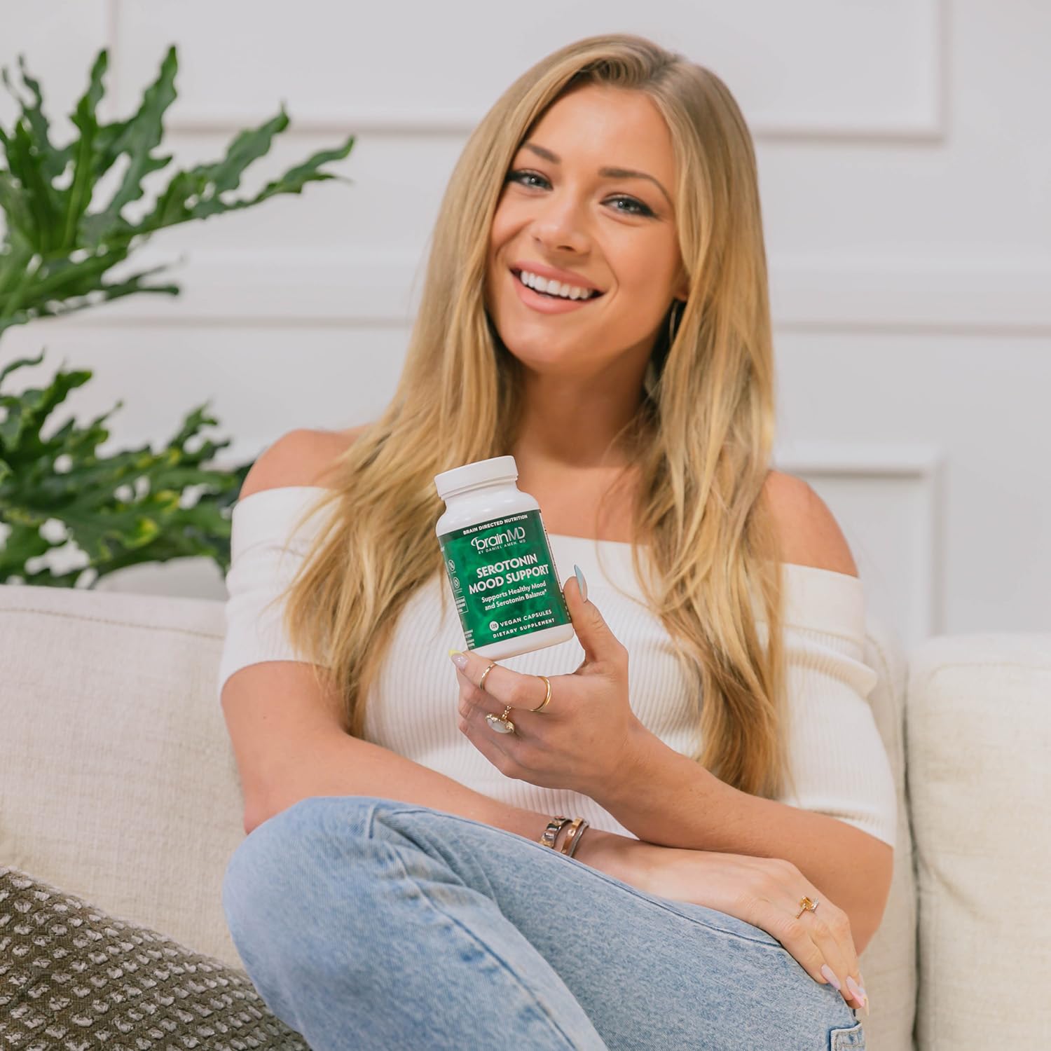 BRAINMD Dr Amen Serotonin Mood Support - 120 Capsules - Supports Healthy Serotonin Balance - Gluten Free - 30 Servings — Amazon image 8