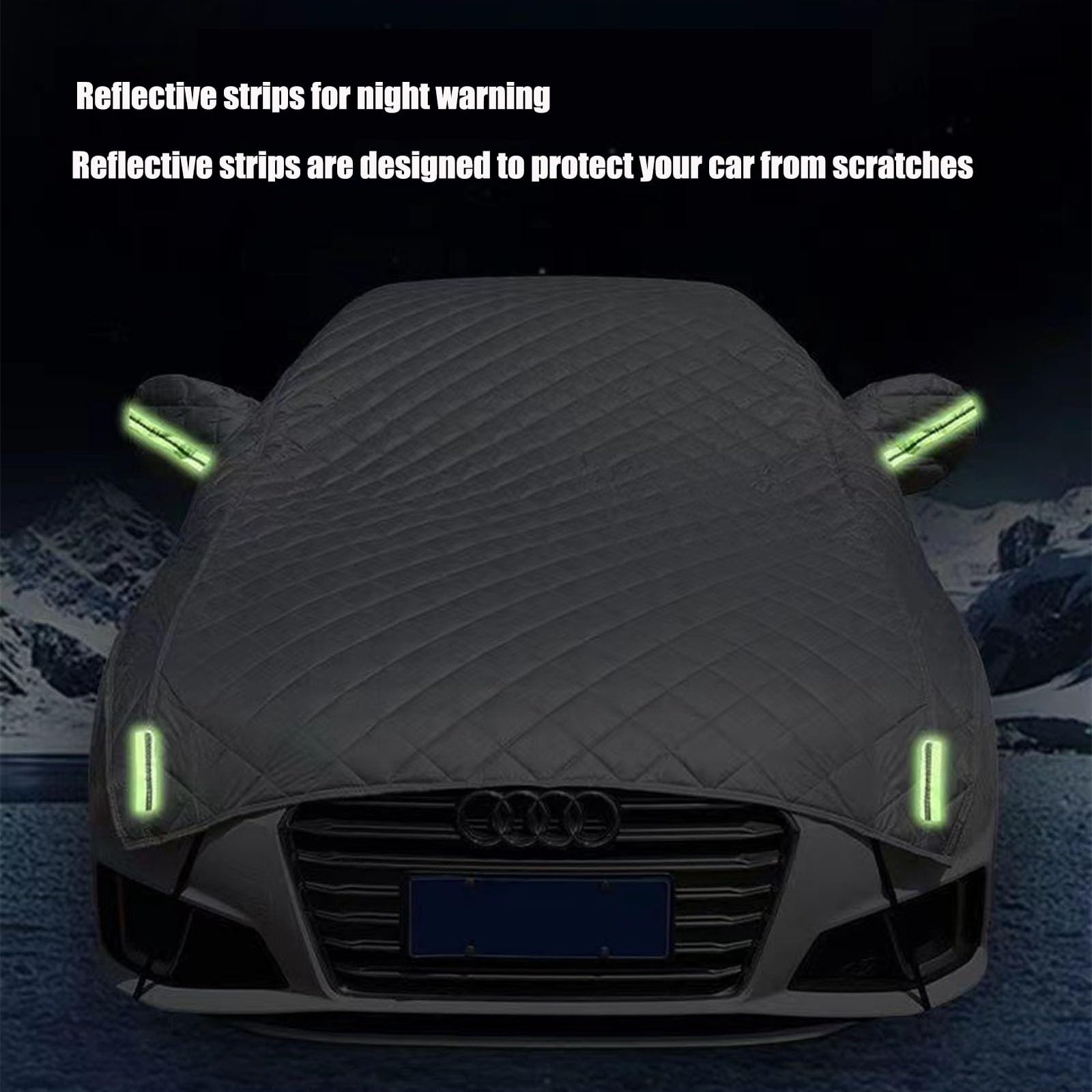 Telo Copriauto Antigrandine per Skoda Fabia 2016,2018-2021 Copriauto,Telo Mezza Copertura Antigrandine Per Suv Berlina Telo Copriauto Esterno Antipolvere Impermeabile Coperture Auto