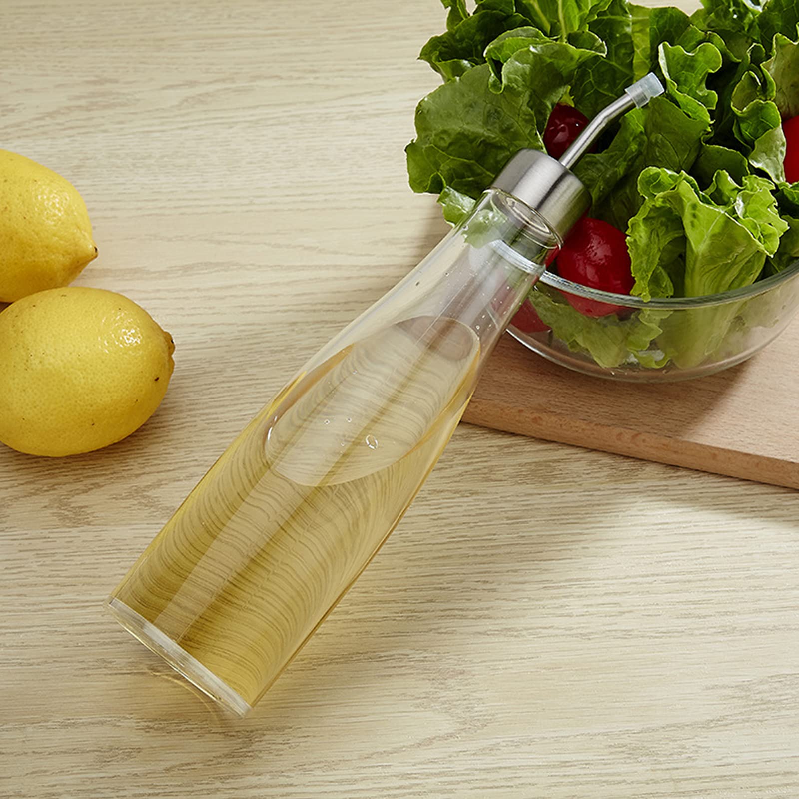 Dispenser Olio E Aceto 310ml | Bottiglia Anti-Goccia In Acrilico | Per Cucina E Ristorante - Foto 9