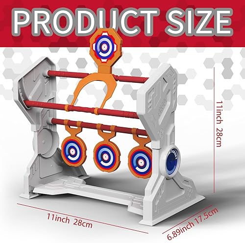 Miniatura 4 de Objetivos de restablecimiento compatibles con pistola Nerf y pistola de gel Blaster