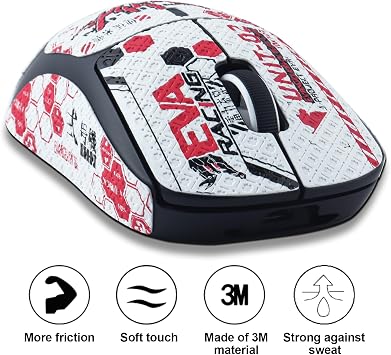 Hyekic Mouse Grip Tape Fit for Logitech G PRO X Superlight, 6 Pieces, Anti-Slip Gaming Mouse Skins, Sweat Resistant, Self-Adhesive Pre-Cut Stickers, Easy to Use, Professional Mice Upgrade Kit