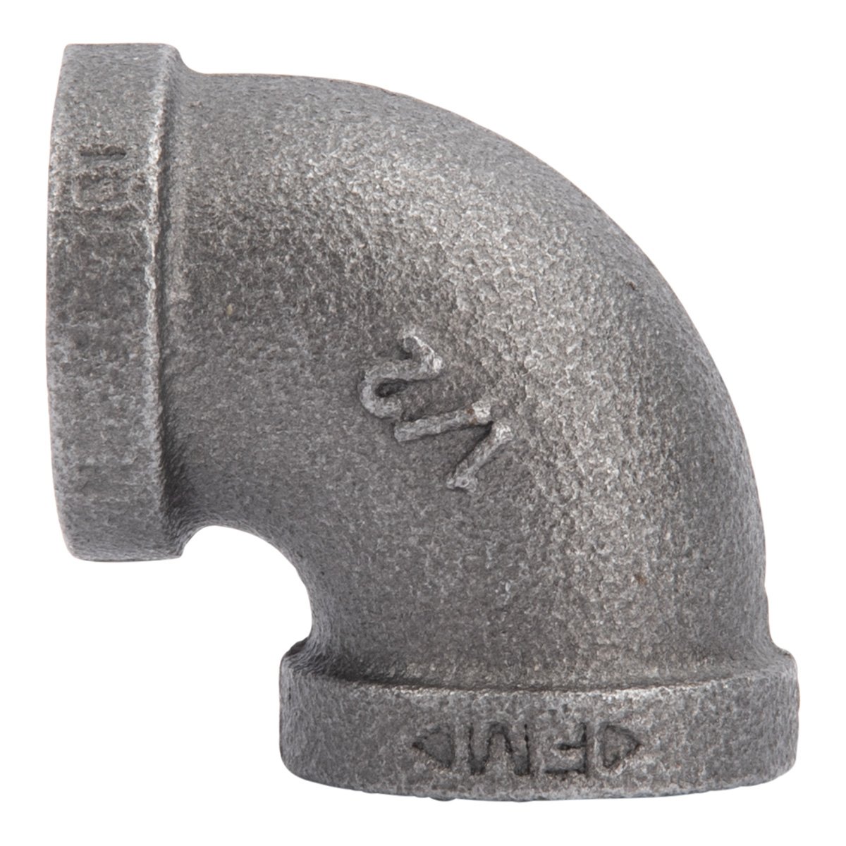 Tubería Decoración 12e9010pk 1/2) 90 ° codo gris compatible con estándar de la mitad de acero Industrial, tuberías y accesorios (paquete de 10 unidades de codos)