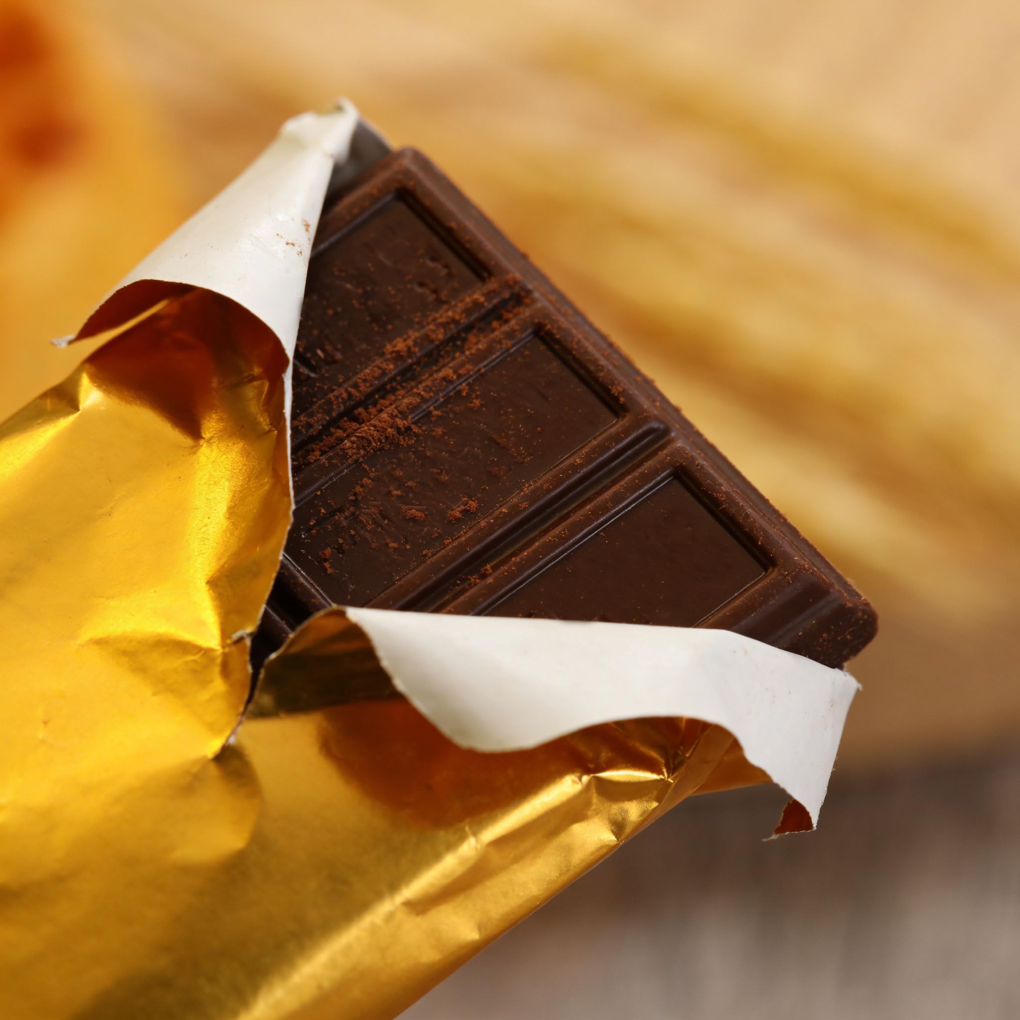500 Confezioni per Barrette di Cioccolato in Lamina, per Barrette di Cioccolato Fatte in Casa, Caramelle, Regali per Feste | Confezionamento Alimentare Riutili(Size:9.84×7.08in(25×18cm),Color:Oro)