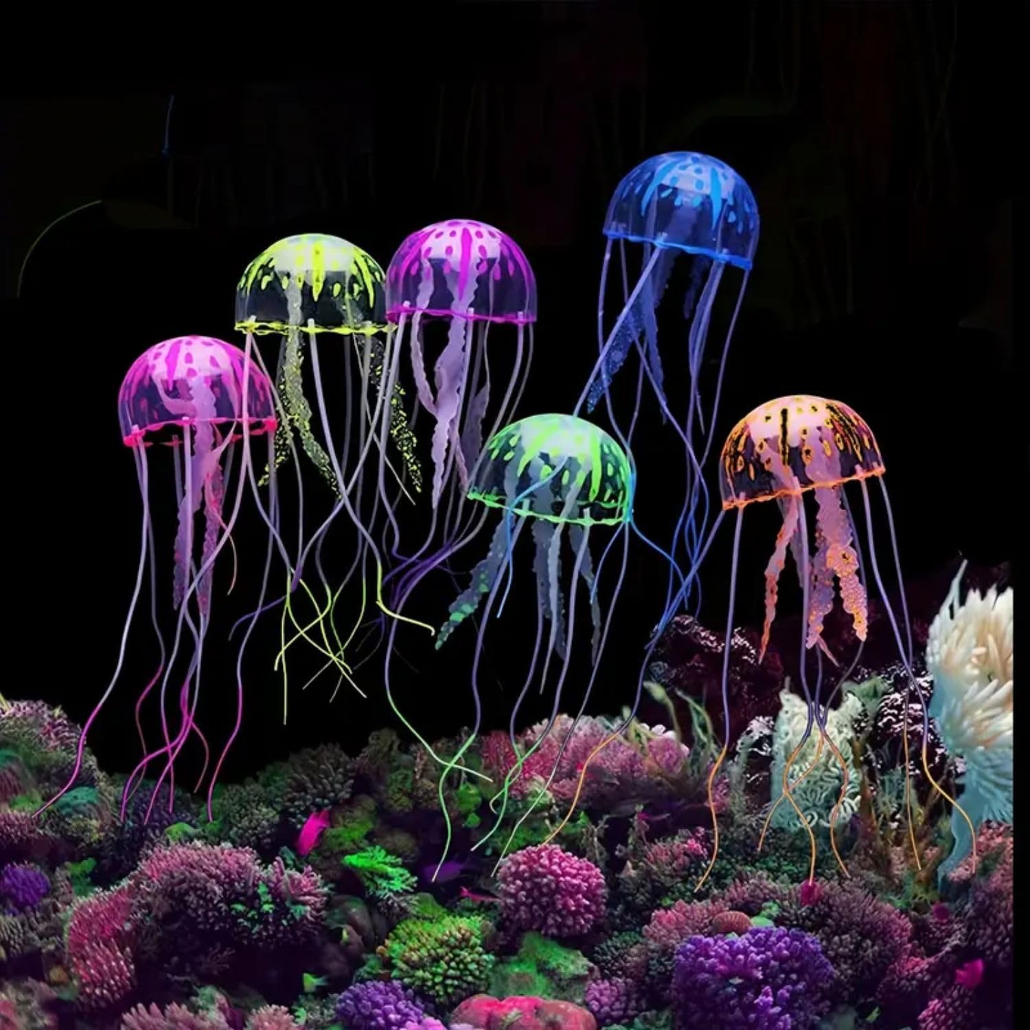 VAYINATO® 1 Pcs Glowing Effects Random Color Fake Jellyfish Ornament Decoration for Aquarium Fish Tank (Medium Size) by Petzlifeworld (B0CRR8YTRT) Amazon Price History, Amazon Price Tracker