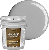 Vista 58 de EVOLVE Pintura e imprimación para interiores, cáscara de huevo (blanco alabastro), 1 galón, cobertura de una capa, excelente oculto, bajo contenido