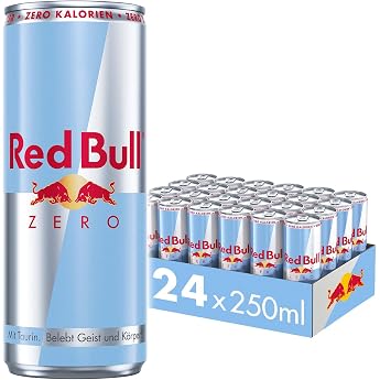 Red Bull Energy Drink Zero with deposit Austria 24 x 250 ml