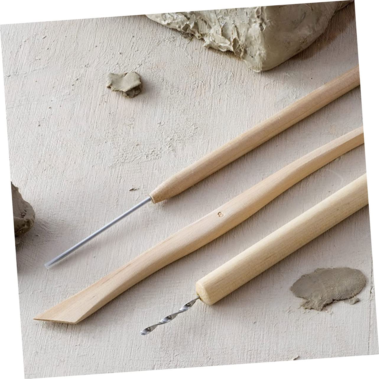 DOITOOL Juego De 3 Herramientas Para Esculpir Arcilla Tallado Cerámica Modelado Inicio Trabajo Horno Hornear Arcilla Herramientas Tallar Modelar Kit Esculpir Modelado