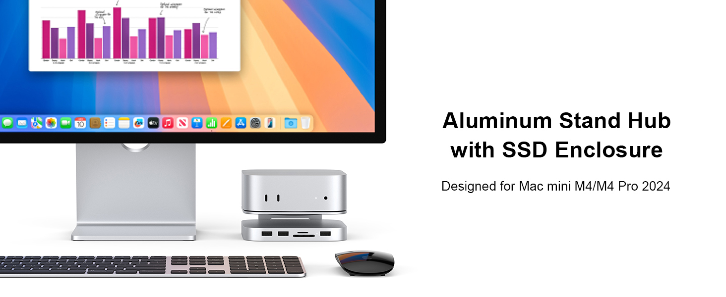 Amazon.com: Qwiizlab Aluminum Stand Hub with SSD Enclosure