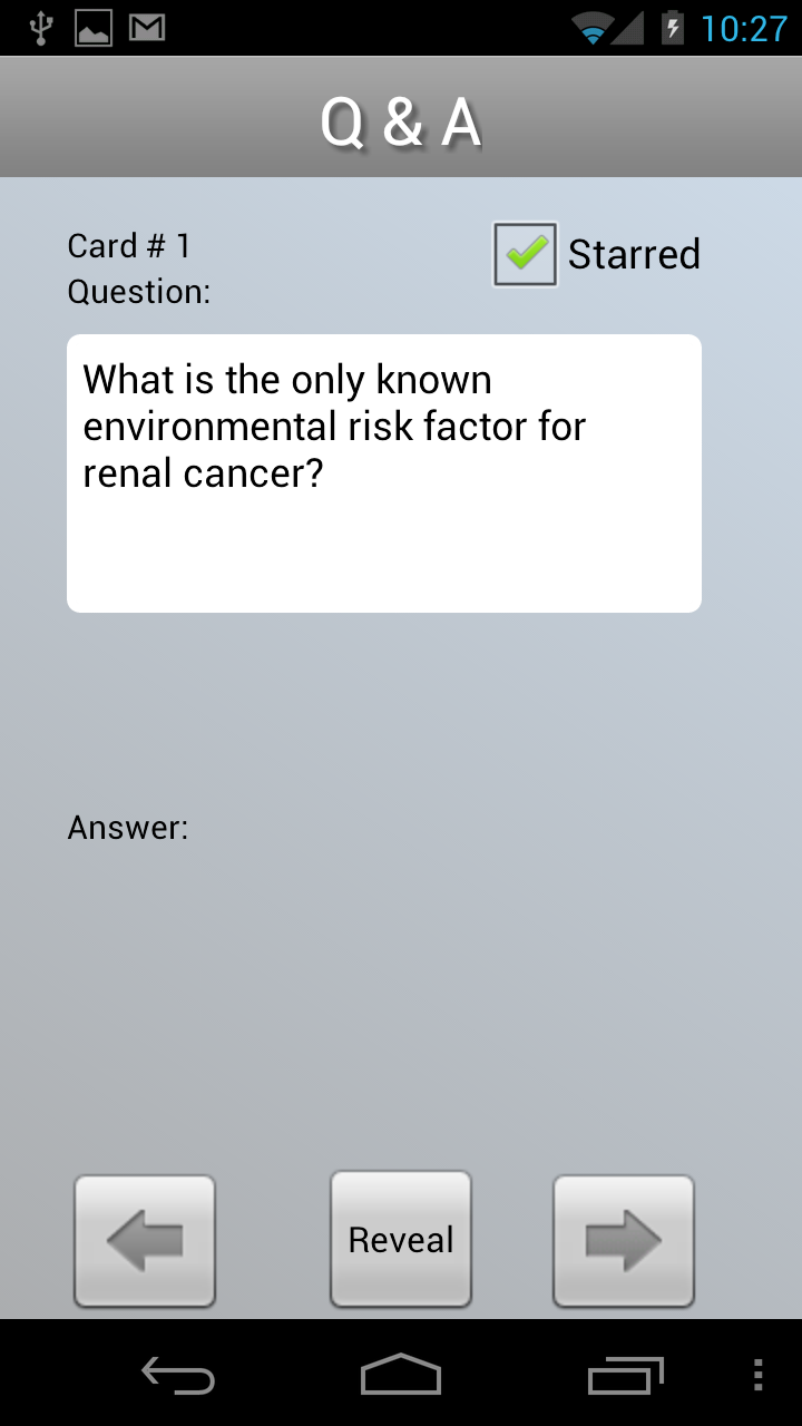 Urology Flashcards App on Amazon Appstore