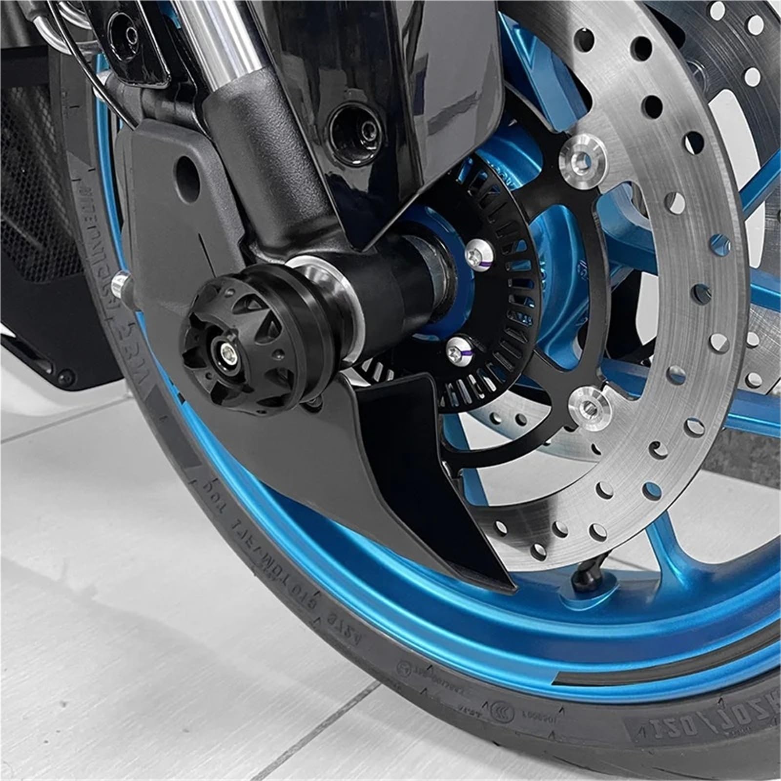 Pasuje do XT1200Z/ZE Super Tenere Zx1200z ochraniacz suwaka widelca koła osi