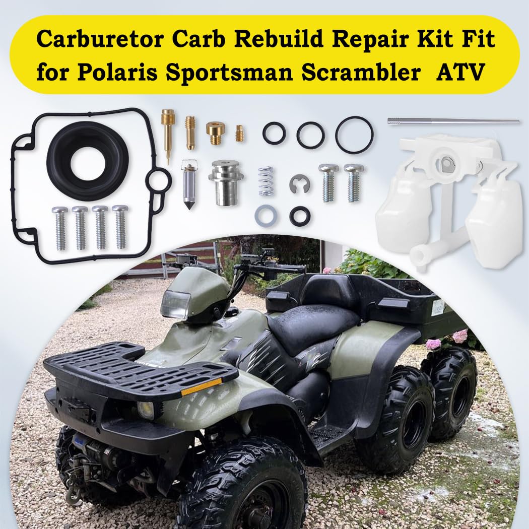4X Carburetor Repair Kit Float - Fit Polaris Sportsman 500 4x4 HO - Foto 7