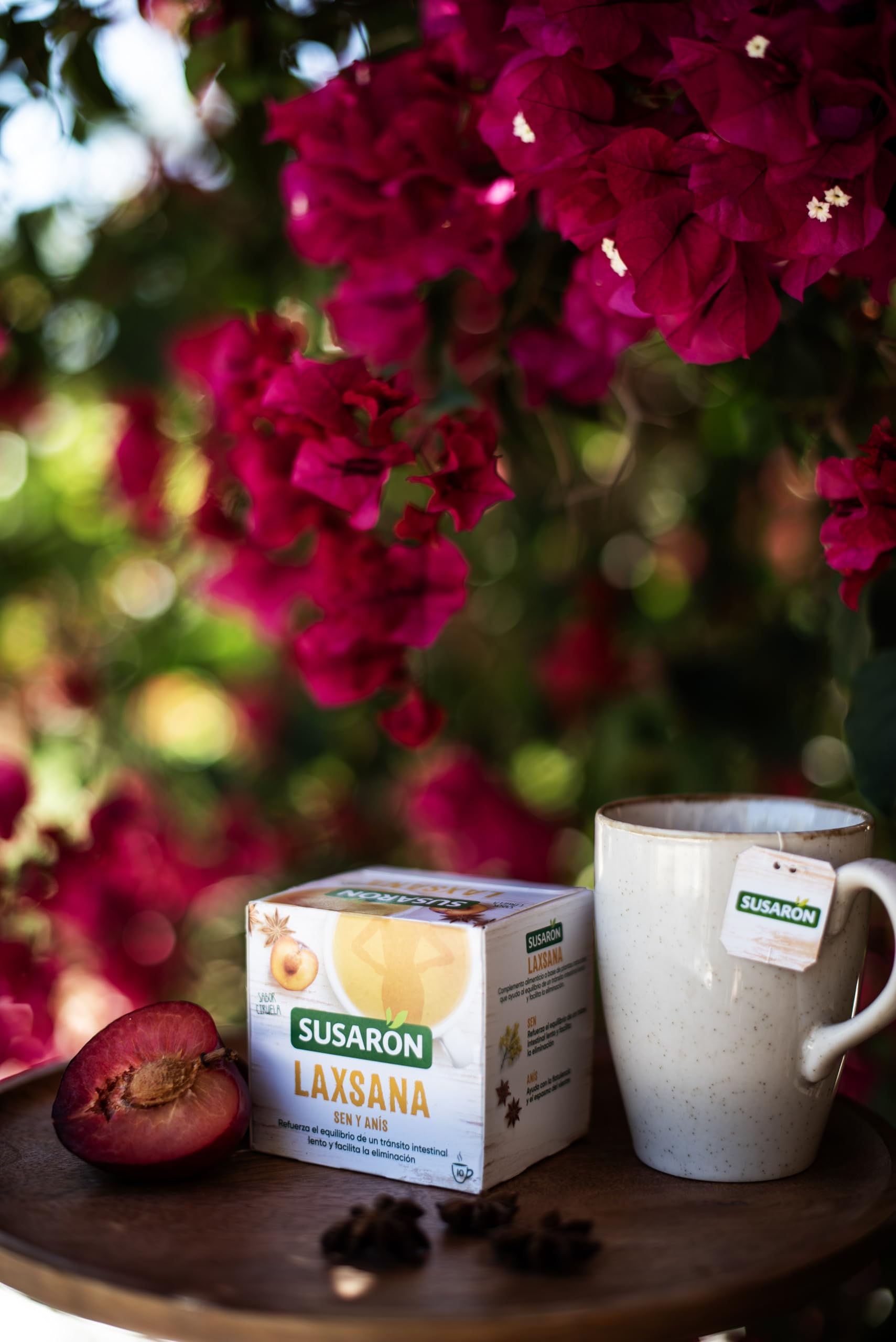 Susarón Infusión Laxsana Sen y Anís Sabor Ciruela Caja 10 bolsitas