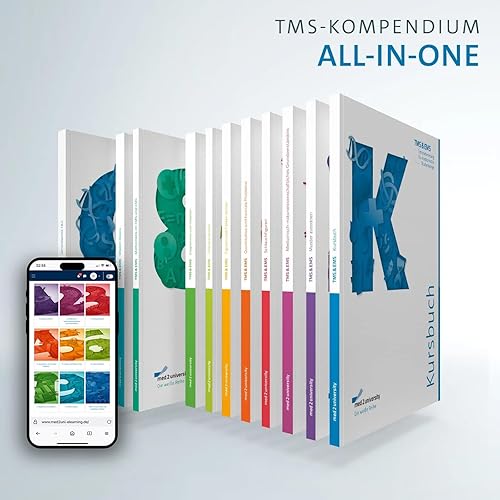 TMS Vorbereitung 2024 | TMS Kompendium All-IN-ONE | 11 Bücher: 8 Übungs- + 2 TMS Lehrbücher + 2 Simulationen + E-Learning, mit &gt;3400 Übungsaufgaben ... den Medizinertest 2024 vorbereiten