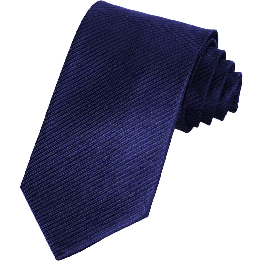 KissTies Mens Necktie Classic Diagonal Stripe Tie + Gift Box