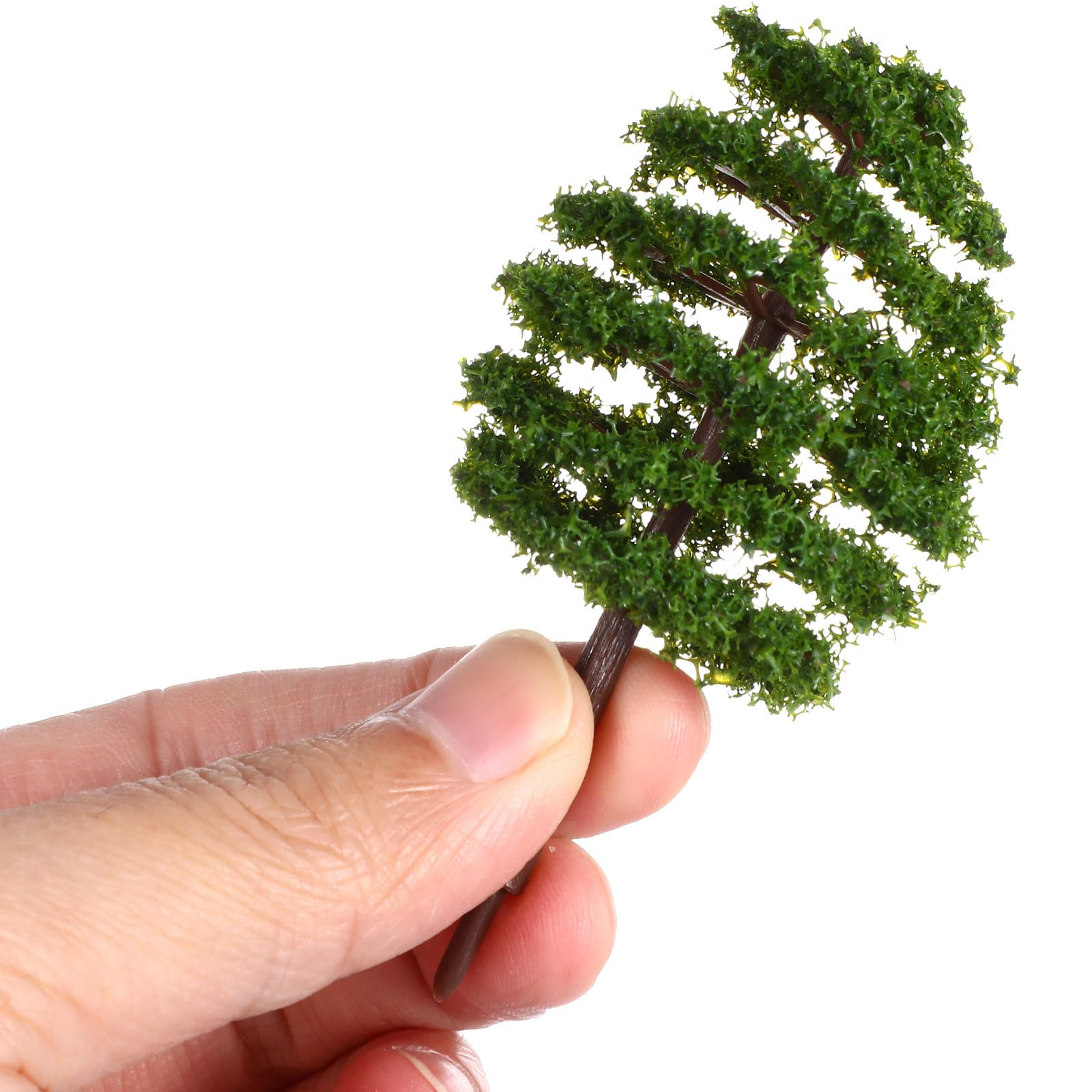Alberi Modello Scenografici Verdi 20 Pezzi 9cm per Diorama