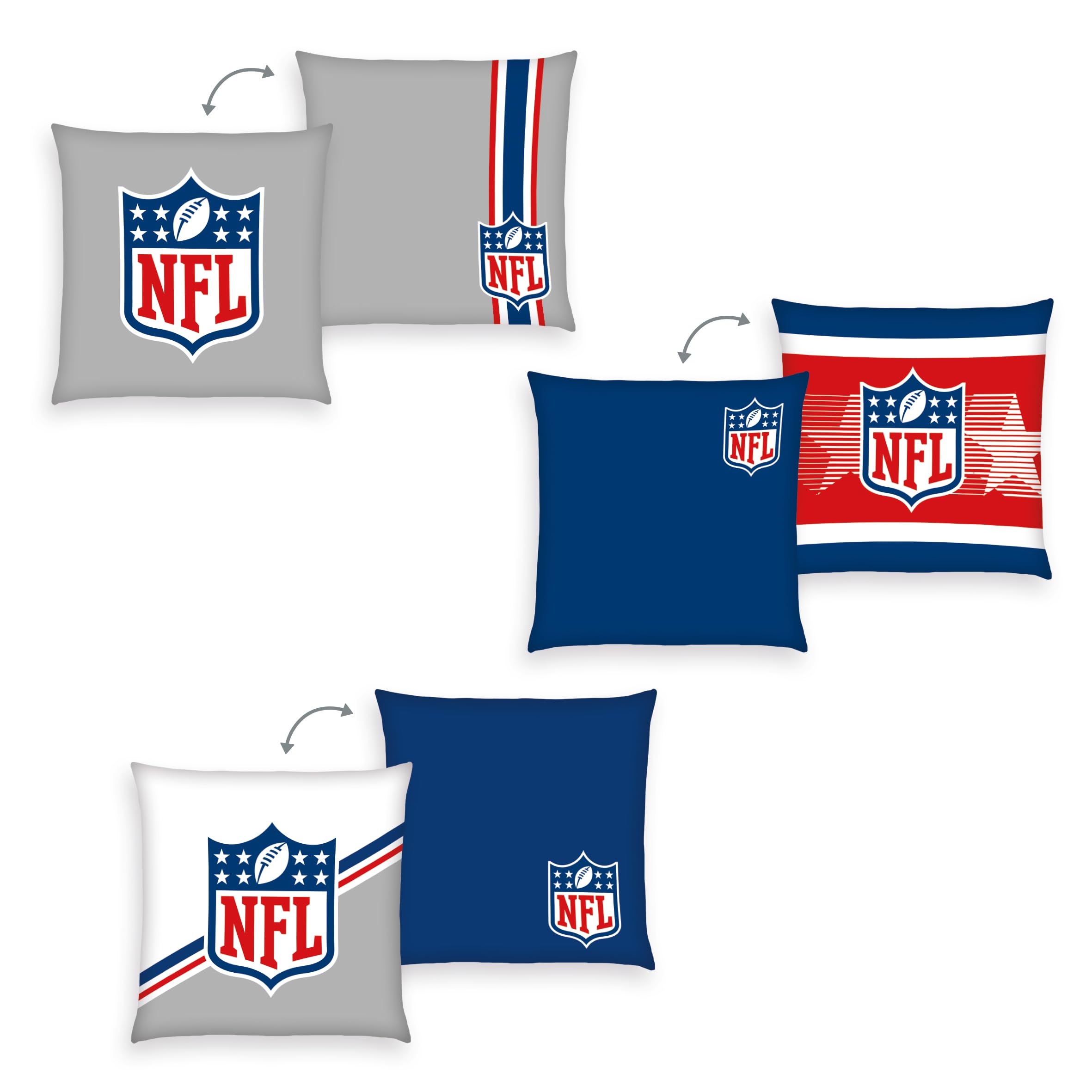 Herding NFL Wendekissen 40 x 40 cm (3er Set)