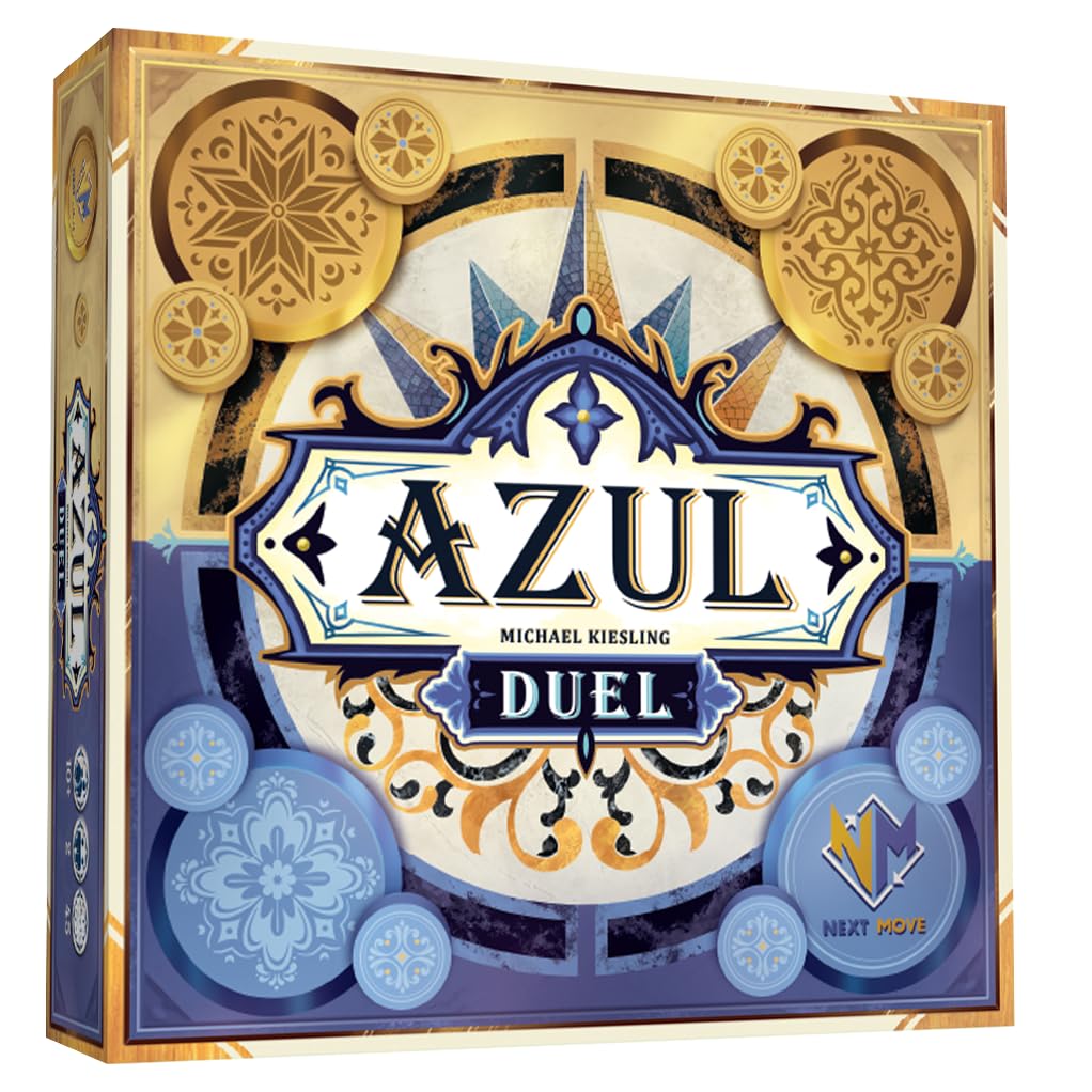 Asmodee Azul Duel, Juego de Mesa Táctico y de Estrategia | Para Dos Jugadores con Diseño, Decora el Palacio de Sintra, A Partir de 10 Años, De 2 o más Jugadores, 45 Minutos, Español