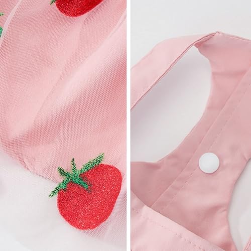 Miniatura 3 de Vestidos de perro amarillo piña pequeña vestido de cachorro primavera verano niñas vestidos ligeros para mascotas