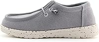Vista 1 de firelli Mocasines de lona para niños y niñas, zapatos escolares para caminar