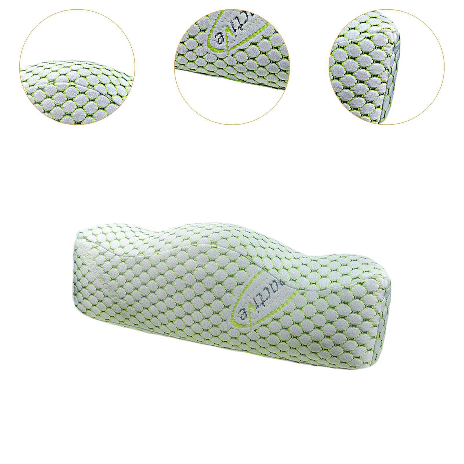 Almohada para Piernas Cojín Elevador para Reposapiés Ergonómico para Piernas Almohada Versátil de Material de Algodón Transpirable Y, Verde, Individual