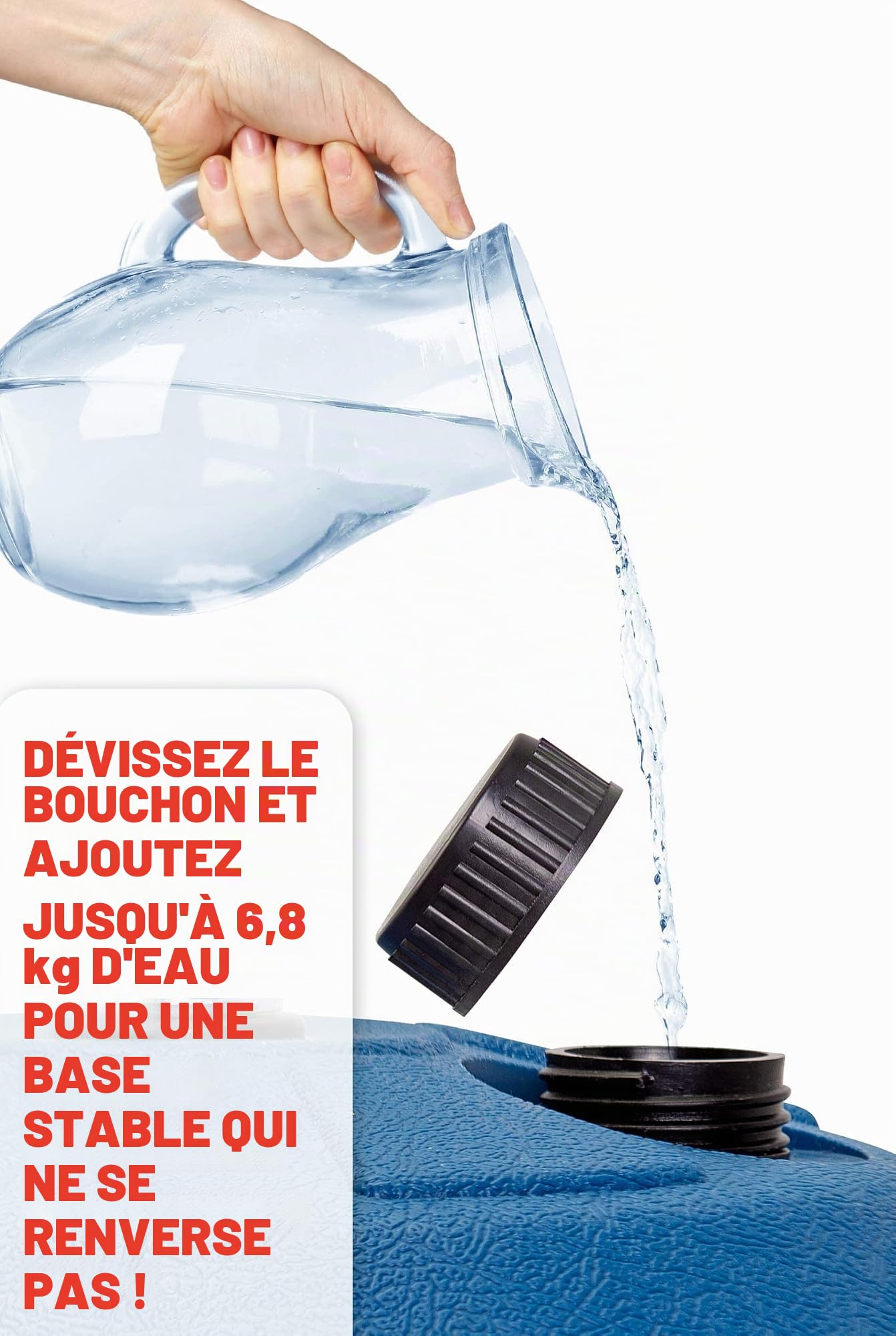 Sac de Frappe avec Support, pour Enfants et Adultes, Hauteur réglable – Sac de Frappe Autonome – Idéal pour l'entraînement MMA, Le soulagement du Stress et Le Fitness