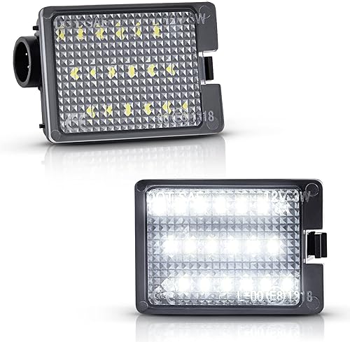 Luces LED para matrícula, color blanco brillante, repuesto compatible con Dodge Durango 2014, 2015, 2016, 2017, 2018, 2019, 2020, 2021, 2022,