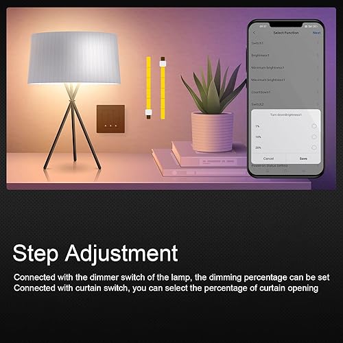 Miniatura 8 de Interruptor de luz inteligente, panel de control inteligente de 3 bandas, interruptores de luz de aplicación, panel de control inteligente,