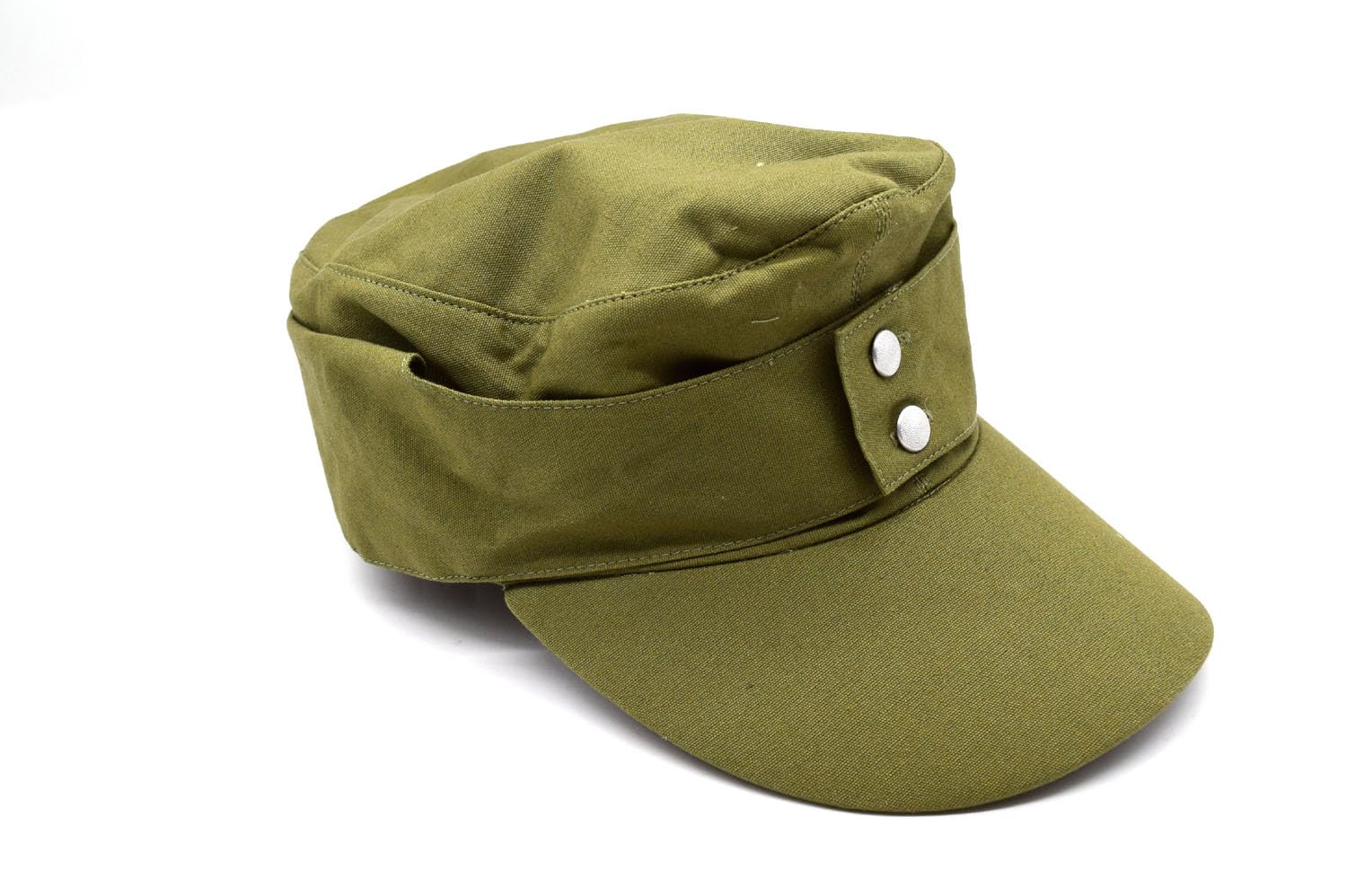 WW2 WWII German Afrika Korps Field Cap Hat Cotton Reproduction (L(58CM)) Khaki