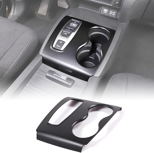 Gear Shift Panel Cover Trim for Honda Pilot 2016-2022/ Ridgeline 2020-2023/ Passport 2019-2023, ABS Automotive Center Consoles Cup Holder Cover