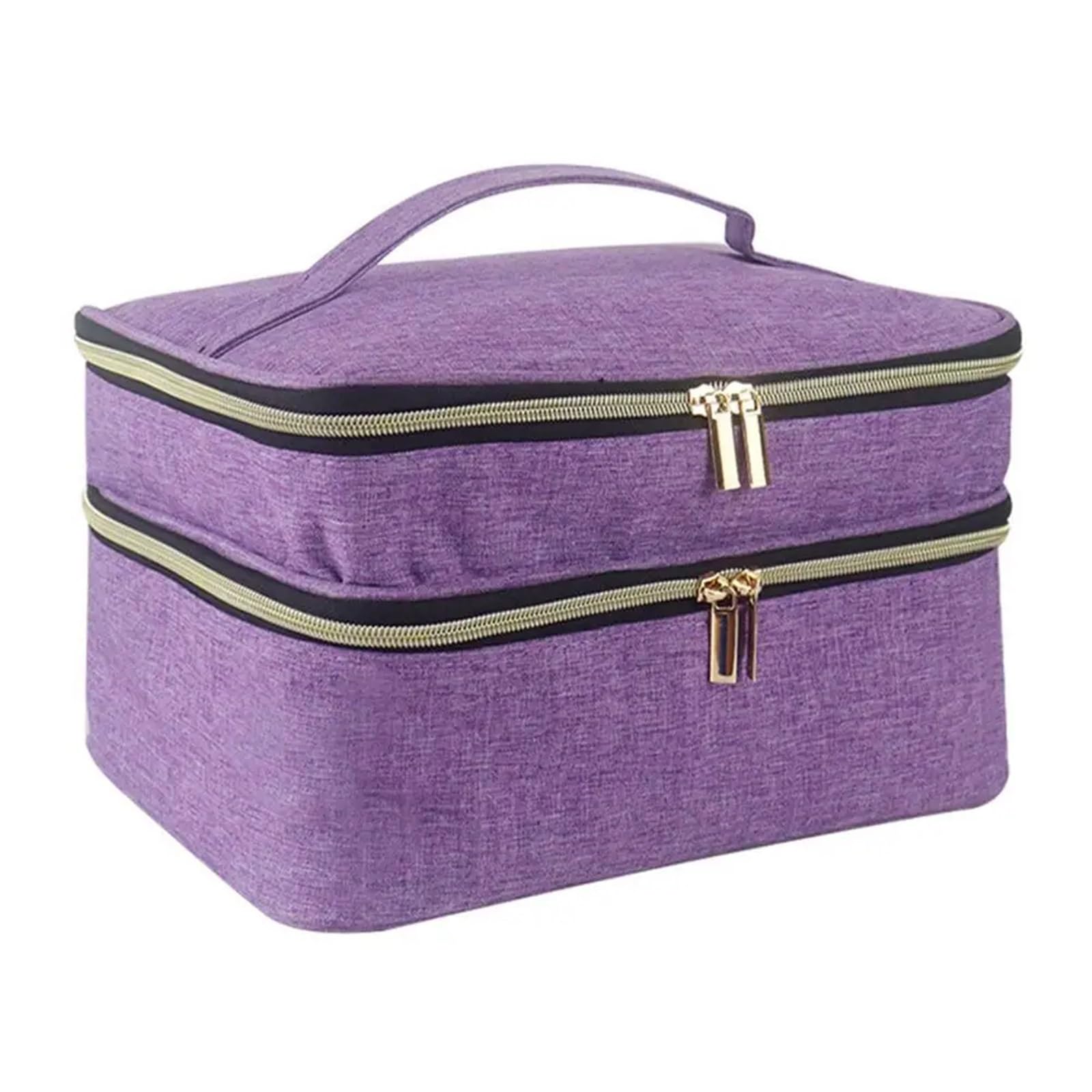 Sewing Storage Organizer Tools and Basket for Supplies and Accessories Bag for Home(Purple)