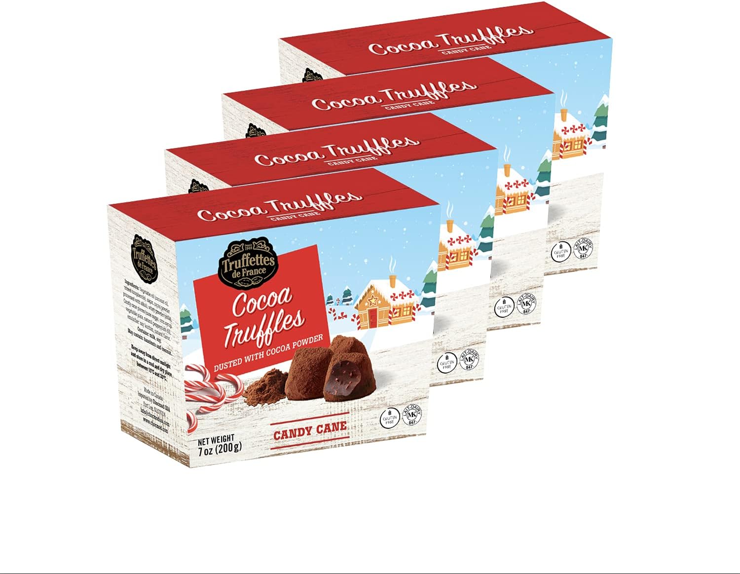 Truffettes de France Chocolate Truffles Candy Cane