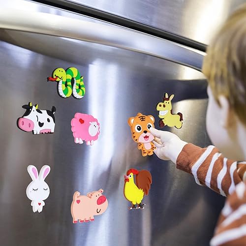 Miniatura 4 de Imanes de nevera para niños pequeños a partir de 3 años  Imán de refrigerador para niños  Imanes educativos para niños  Imanes de aprendizaje para