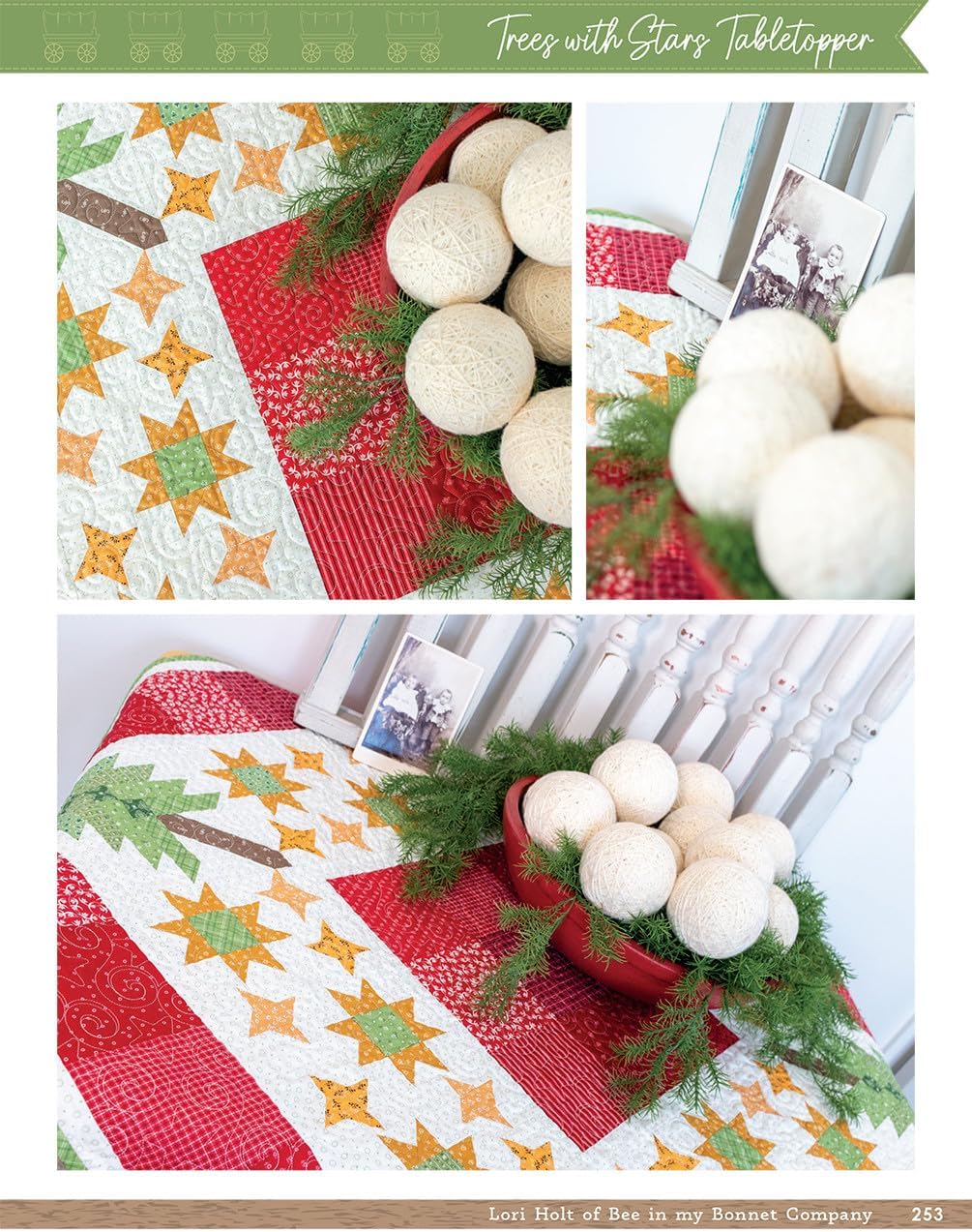 Prairie Home Quilt Book by Lori Holt of Bee in My Bonnet - Over 30 Quilts, Runners, Table Toppers & Pillows – Seasonal Quilting Inspired by Pioneer Resilience & Westward Journey