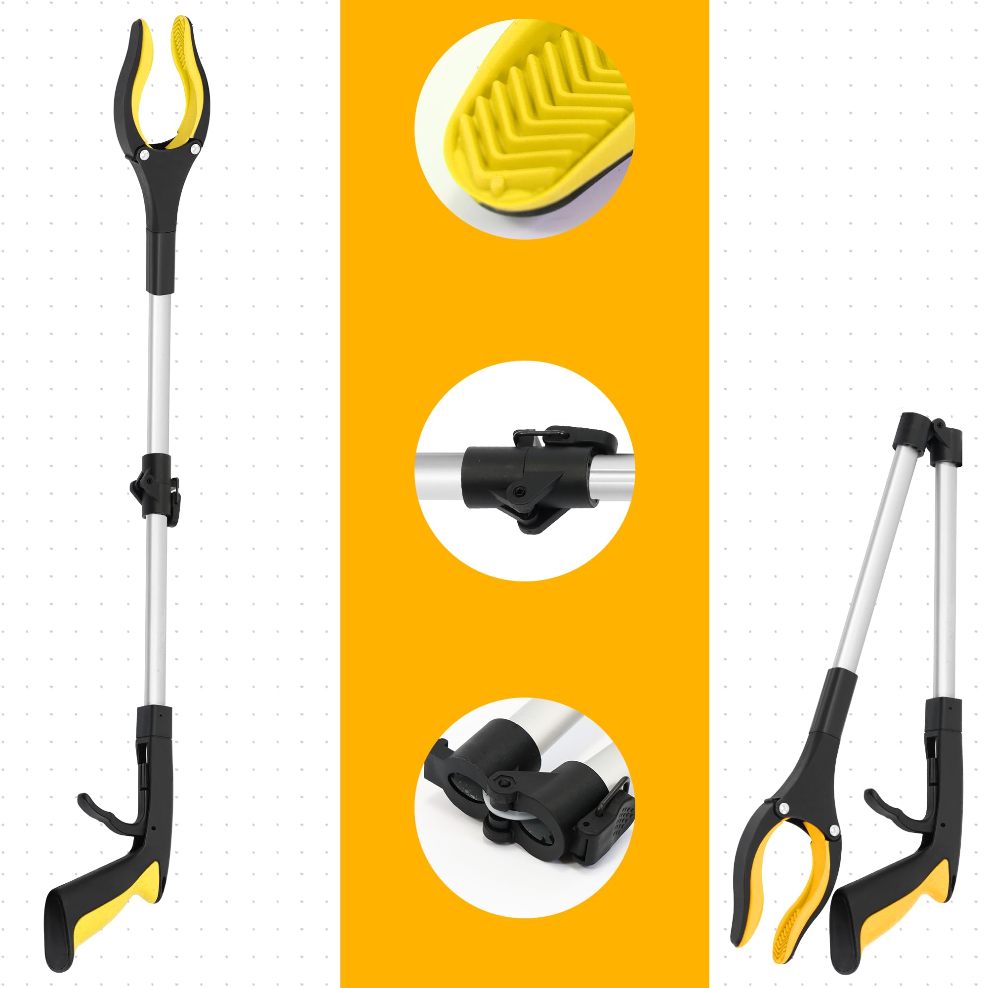 GrabRunner Reacher Grabber 2-pak 81.3 cm z mocnym magnetycznym podnoszeniem 2,3 kg