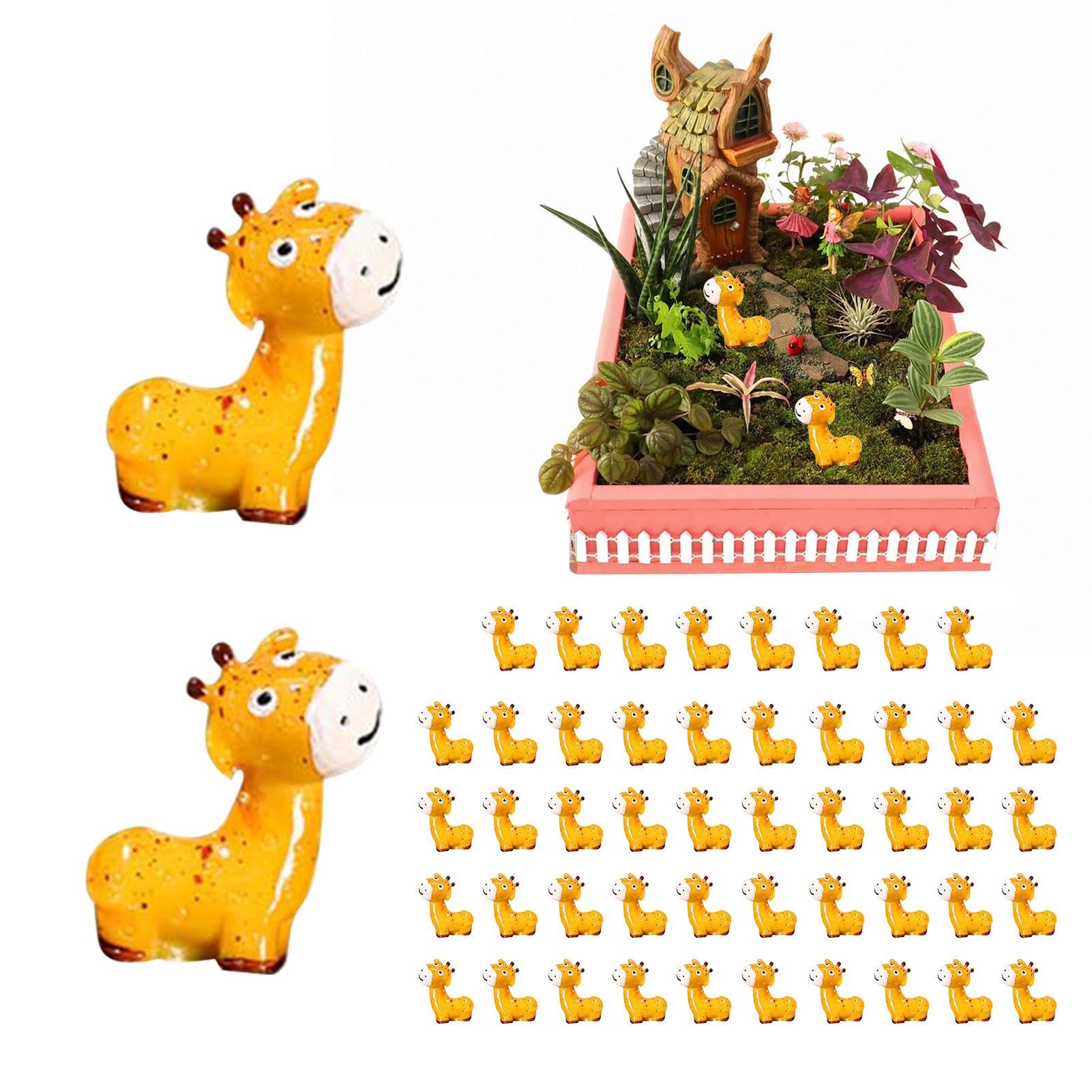 Figurines D'animaux De Jungle En Résine - 50 Miniatures Pour Décoration, Jouets Enfants Et Projets Créatifs