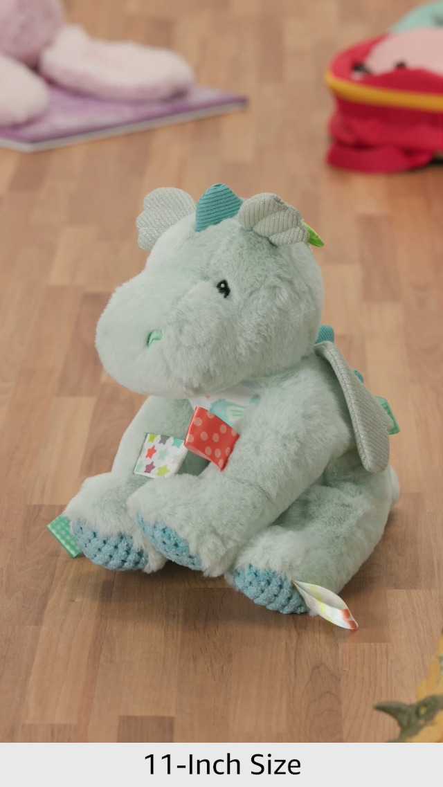 Amazon.com: Taggies Stuffed Animal Soft Toy with Sensory Tags, 11