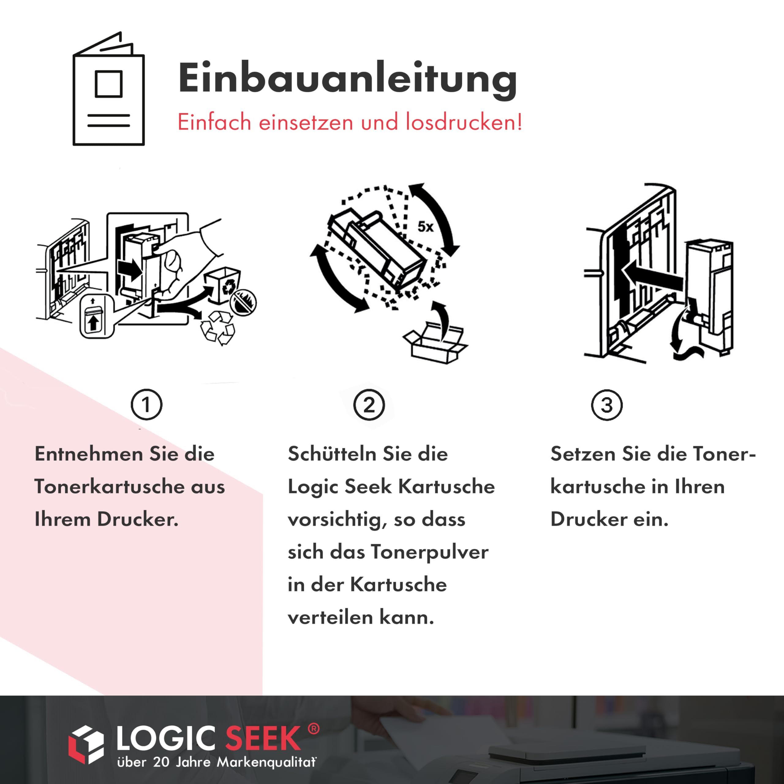Logic-Seek 4ER Pack TK5480 Toner kompatibel für Kyocera ECOSYS MA2101cwfx MA2101cfx PA2101cx PA2101cwx MA2101cfx Plus MA2101cwfx Plus PA2101cwx Plus PA2101cx Plus 1 x Black-Cyan-Magenta-Yellow