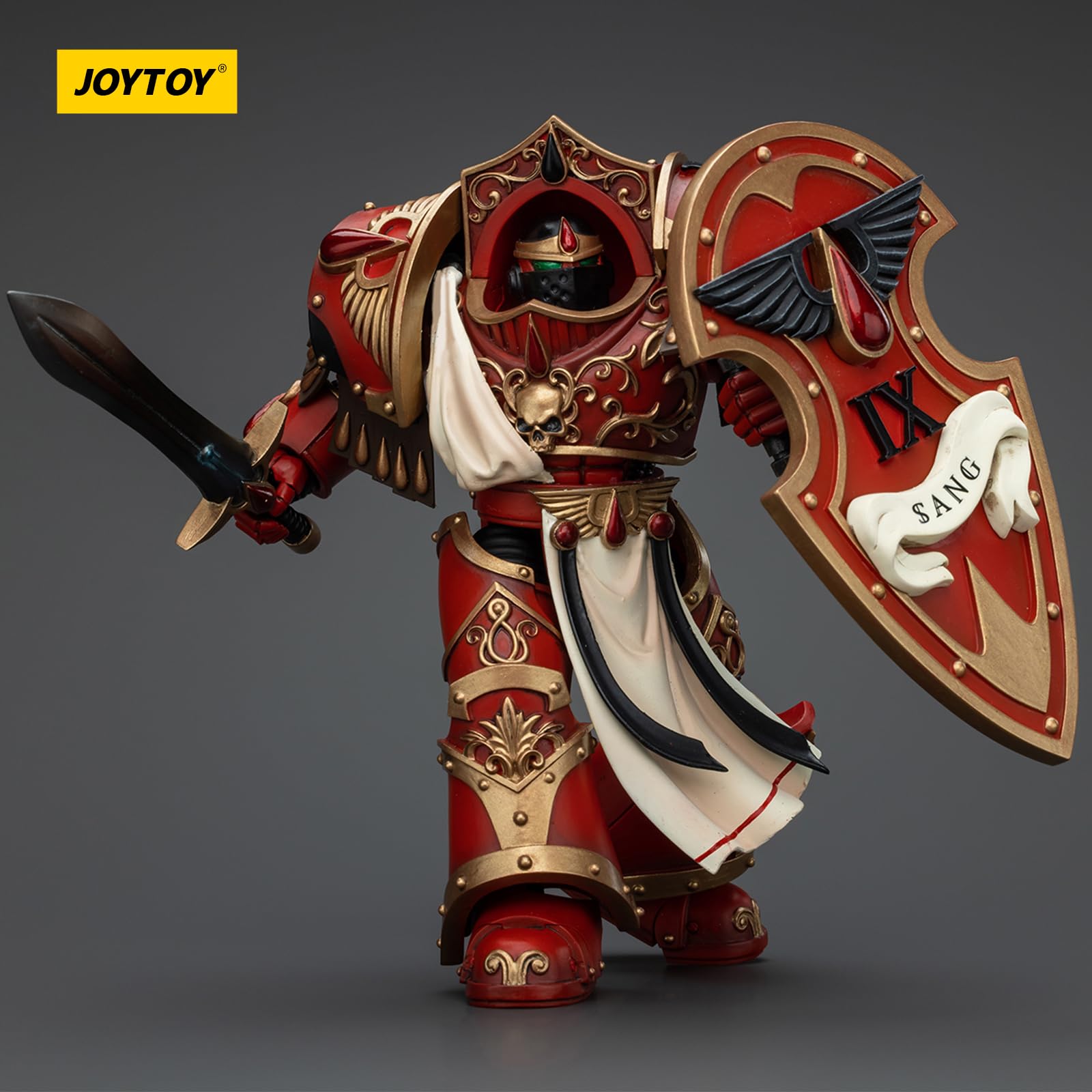 JOYTOY Warhammer 40k Blood Angels, 1/18 Blood Angels Crimson Paladins Squad Crimson Paladin 1 Action Figure Collect Model - Image 4