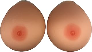 Rounder Fuller Concave Back Tear Drop Silicone Breast Forms