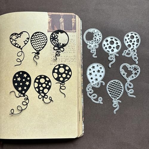 Miniatura 20 de Troqueles para álbumes de recortes, troqueles de corte de metal de cumpleaños para hacer tarjetas, plantilla de papel para manualidades, plantillas