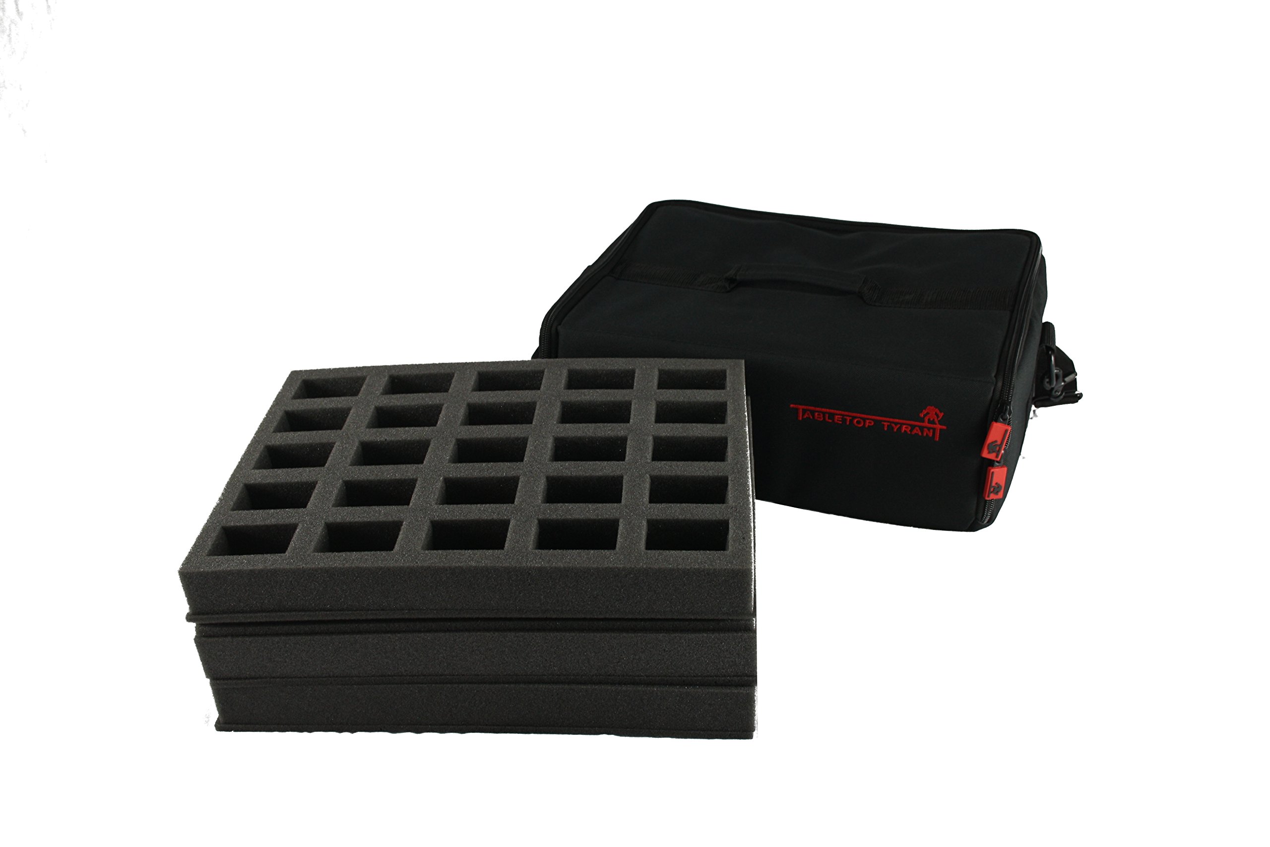 Tabletop Tyrant Kingmaker Figure Case with Storage Foam (Holds 75 Heavy Infantry)