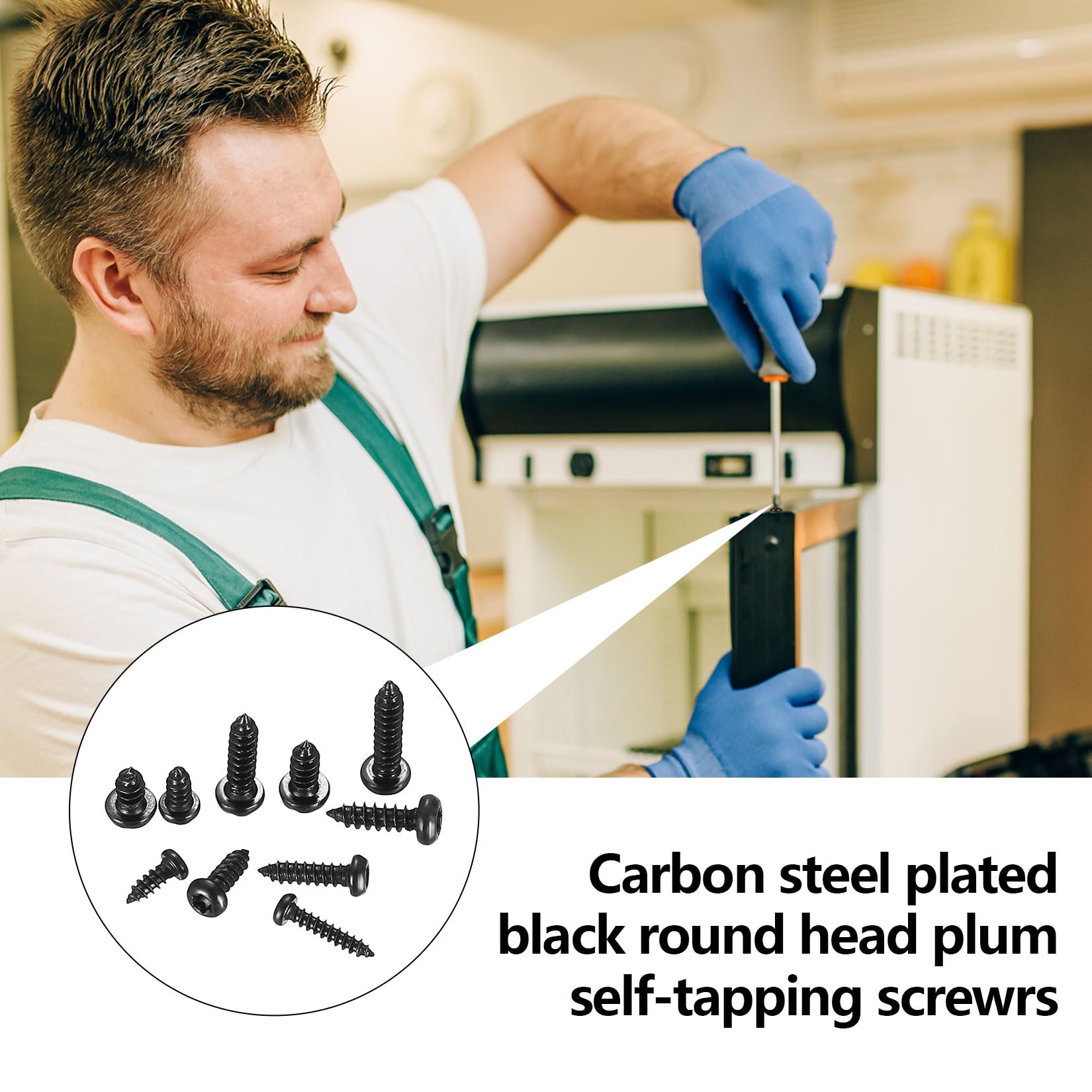 Set 520 Viti Autofilettanti Torx - M2/M2.3/M2.6/M3, Testa Tonda Per Legno E Metallo - Foto 8