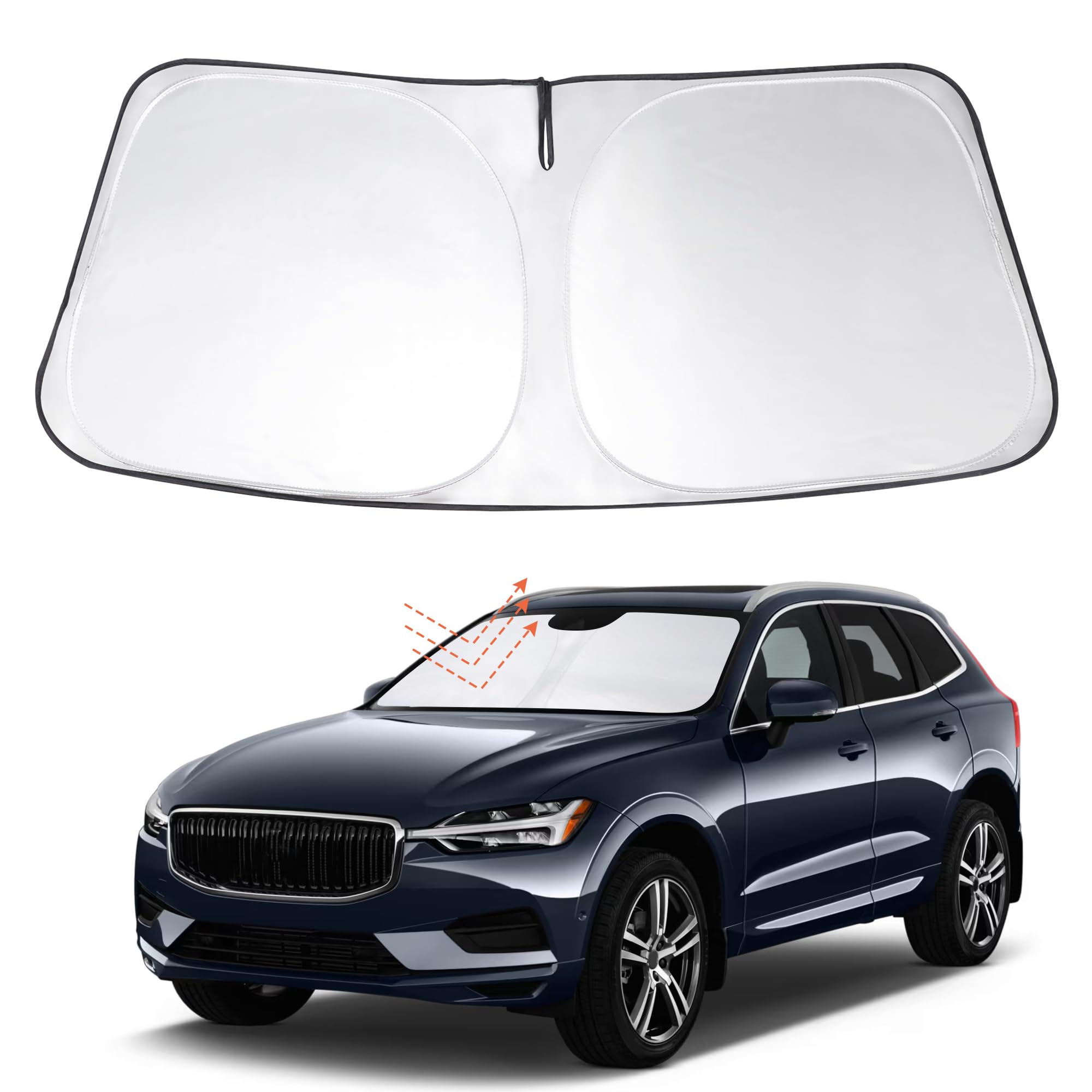 Windshield Sun Shade Sunshade for 2018-2025 2026 Volvo XC60