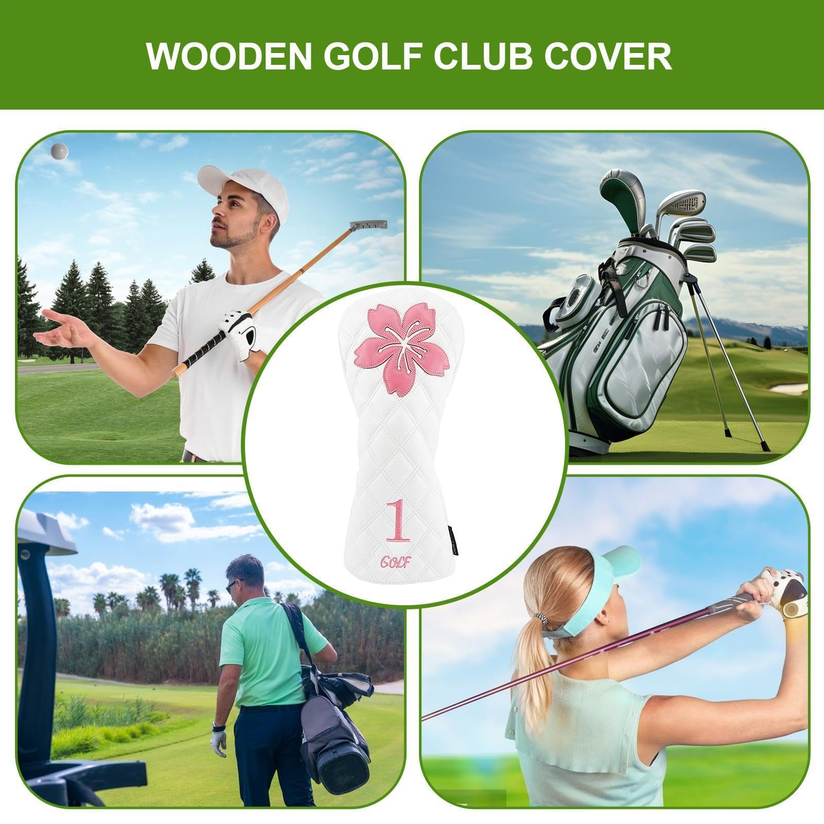 Golf Club Kopfabdeckung, Golf Club Kopf Abdeckungen für Holz wasserdicht